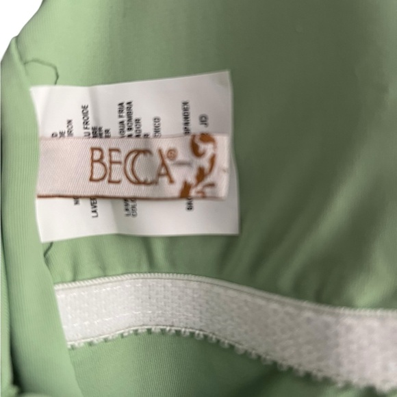 New! BECCA sage One-Piece Swimsuit - Picture 4 of 6